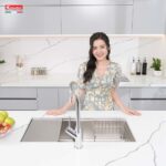 Chậu rửa bát inox KONOX KN8646DU DEKOR âm bàn 2 hố (1)