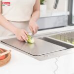 Chậu rửa bát inox KONOX KN8651TD DEKOR dương bàn 2 hố (1)