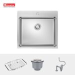 Chậu rửa bát inox KONOX UNICO 5450 dương bàn 1 hố (1)