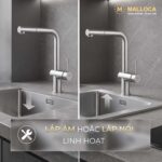 Chậu rửa bát inox MALLOCA MS6070 âm bàn 1 hố - Ảnh 7