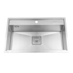 Chậu rửa bát inox MALLOCA MS6302ST âm bàn 1 hố
