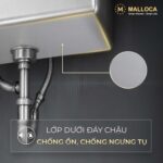Chậu rửa bát inox MALLOCA MS6302ST âm bàn 1 hố - Ảnh 6