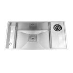 Chậu rửa bát inox MALLOCA MS6303WST âm bàn 1 hố