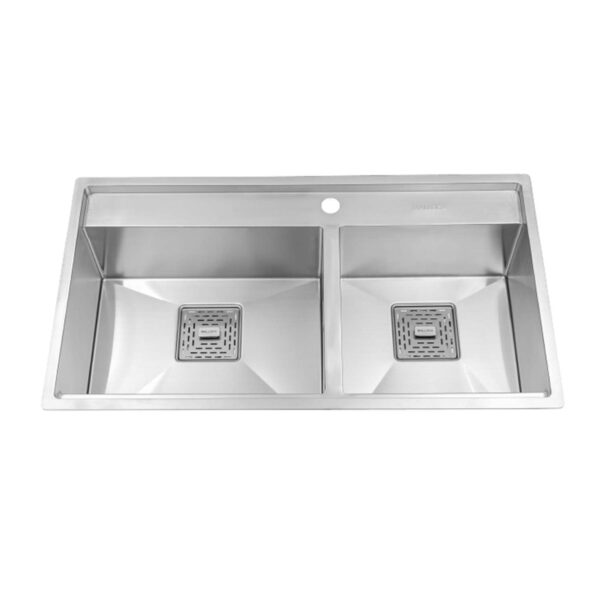 Chậu rửa bát inox MALLOCA MS6304ST âm bàn 2 hố