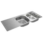 Chậu rửa bát inox TEKA UNIVERSE 80 T-XP 2B 1D 2 hố 1 bàn (9)
