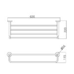 Giá treo khăn D&K DK802511