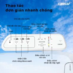 Huong dan su dung bang dieu khien Nap bon cau thong minh CAESAR TAF400H