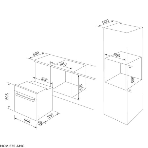 Lò nướng MALLOCA MOV-575 AMG âm tủ (1)