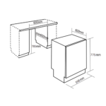Máy rửa bát BAUER SBW6BEU15F độc lập (2)