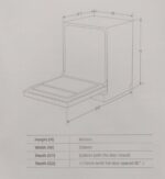 Máy rửa bát CHEFS EH-DW401EB độc lập