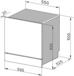 Máy rửa bát FEUER GB1068 đặt bàn