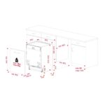Máy rửa bát TEKA DFI 49650 âm tủ