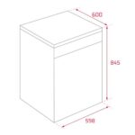 Máy rửa bát TEKA DFS 26610 SS độc lập