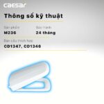 Nắp bồn cầu CAESAR M236 rơi êm - Ảnh 5