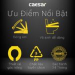 Nắp bồn cầu CAESAR M243 rơi êm - Ảnh 3
