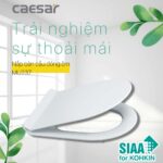 Nắp bồn cầu CAESAR MU237 rơi êm - Ảnh 2