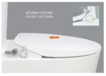 Bồn cầu thông minh CAESAR CD1345 TAF060 nắp rửa cơ - Ảnh 6