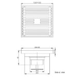 Phễu thoát sàn D&K DK-10025