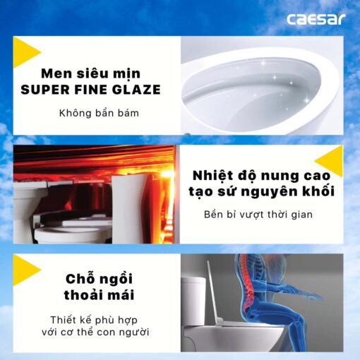 TINH NANG Bon cau 2 khoi CAESAR CDSS1325 nap thuong m220 3