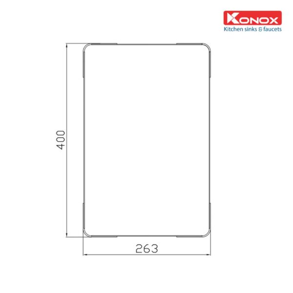 Thớt KONOX CB03 inox (1)