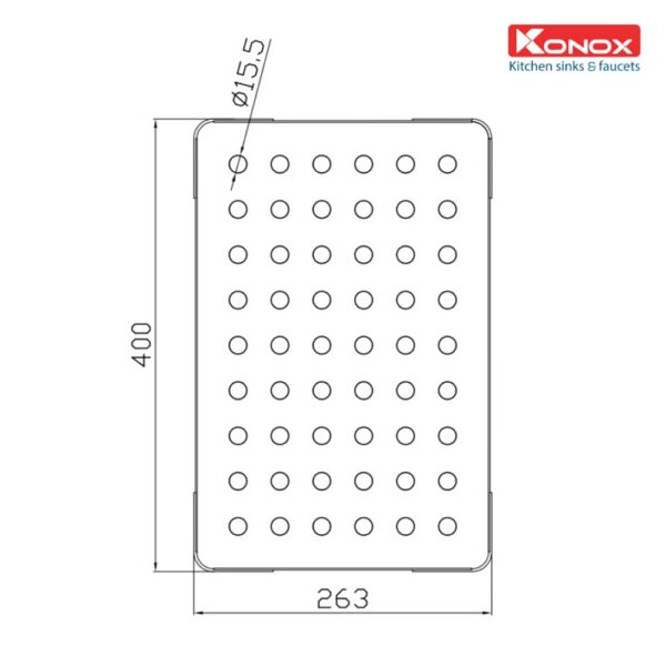 Thớt KONOX CB04 inox (1)