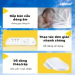 Bồn cầu thông minh CAESAR C1395F TAF400H (CD1395) nắp rửa điện tử - Ảnh 14