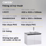 Tủ lavabo CAESAR L5221 EH48002AV - Ảnh 4
