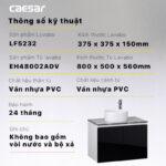 Tủ lavabo CAESAR LF5232 EH48002ADV - Ảnh 4