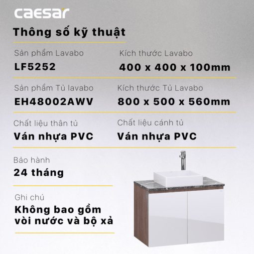 Tu lavabo CAESAR LF5252 EH48002AWV 9