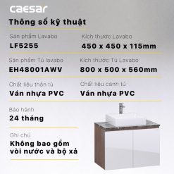 Tu lavabo CAESAR LF5255 EH48001AWV 9