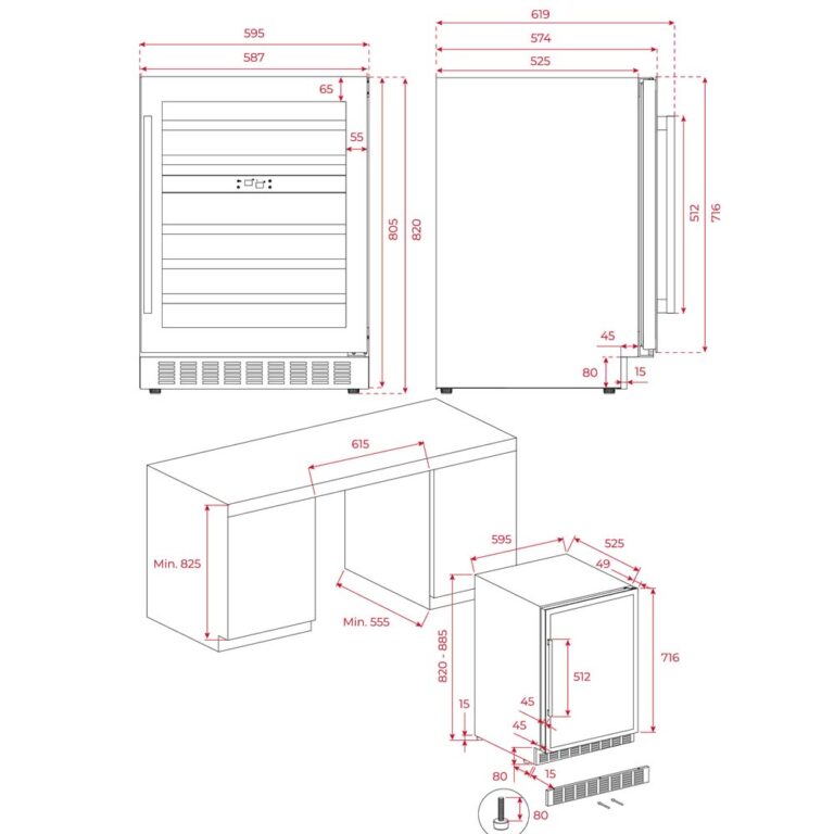 Tủ rượu TEKA RVU 20046 GBK