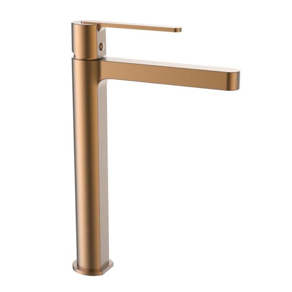Vòi lavabo HUGE H-2600AC cổ cao nóng lạnh