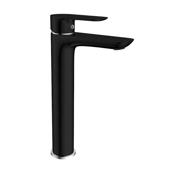 Vòi lavabo HUGE H-6200AB cổ cao nóng lạnh