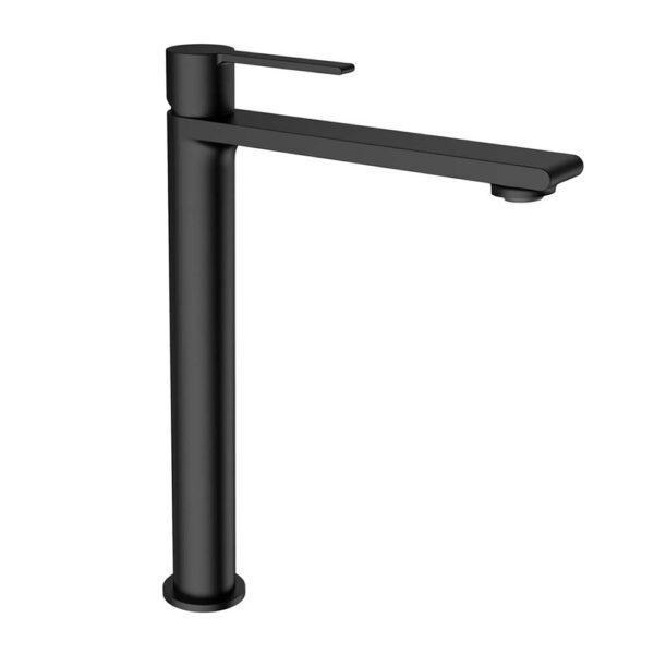 Vòi lavabo HUGE H-8600AB cổ cao nóng lạnh
