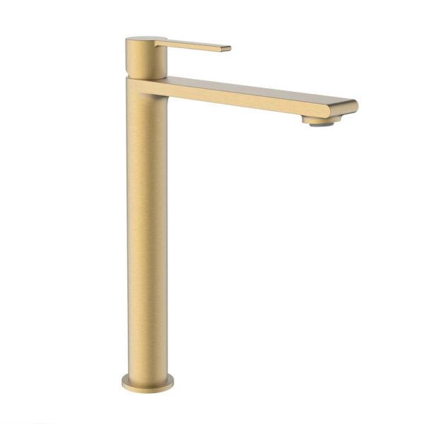 Vòi lavabo HUGE H-8600AG cổ cao nóng lạnh (1)