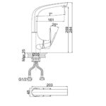 Vòi rửa bát D&K DK1282401