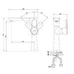Vòi rửa bát D&K DK901028