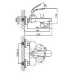 Vòi sen tắm D&K DK1023241