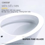 Bồn cầu 2 khối CAESAR CD1340 nắp êm M232 - Ảnh 8