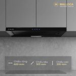 Máy hút mùi MALLOCA MH60BTC 60cm âm tủ - Ảnh 4