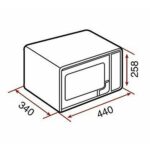 Lò vi sóng TEKA MW 225 BLANCO độc lập - Ảnh 2