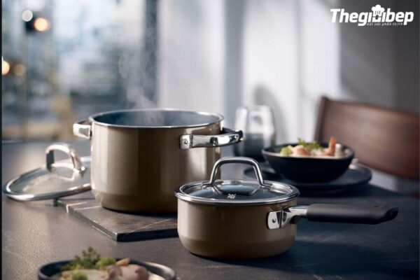 Bộ nồi WMF FUSIONTEC DARK BRASS 3201111682 4 món