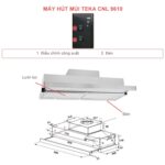 Máy hút mùi TEKA CNL 9610 40436850 90cm âm tủ - Ảnh 3