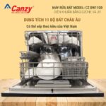 Máy rửa bát CANZY CZ DW11GB độc lập - Ảnh 4