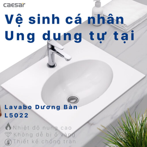 Chau lavabo duong vanh CAESAR L5022 1