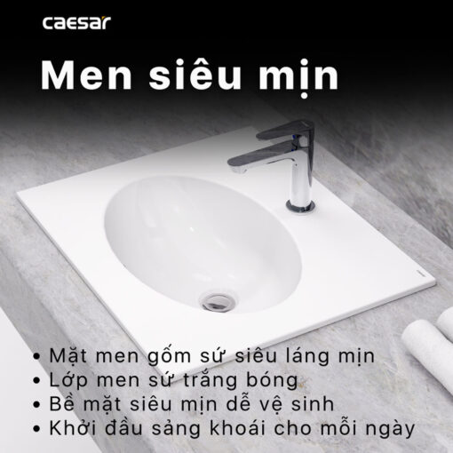 Chau lavabo duong vanh CAESAR L5022 3