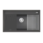 Chậu rửa bát đá KONOX TERRA 860S Black 1 hố