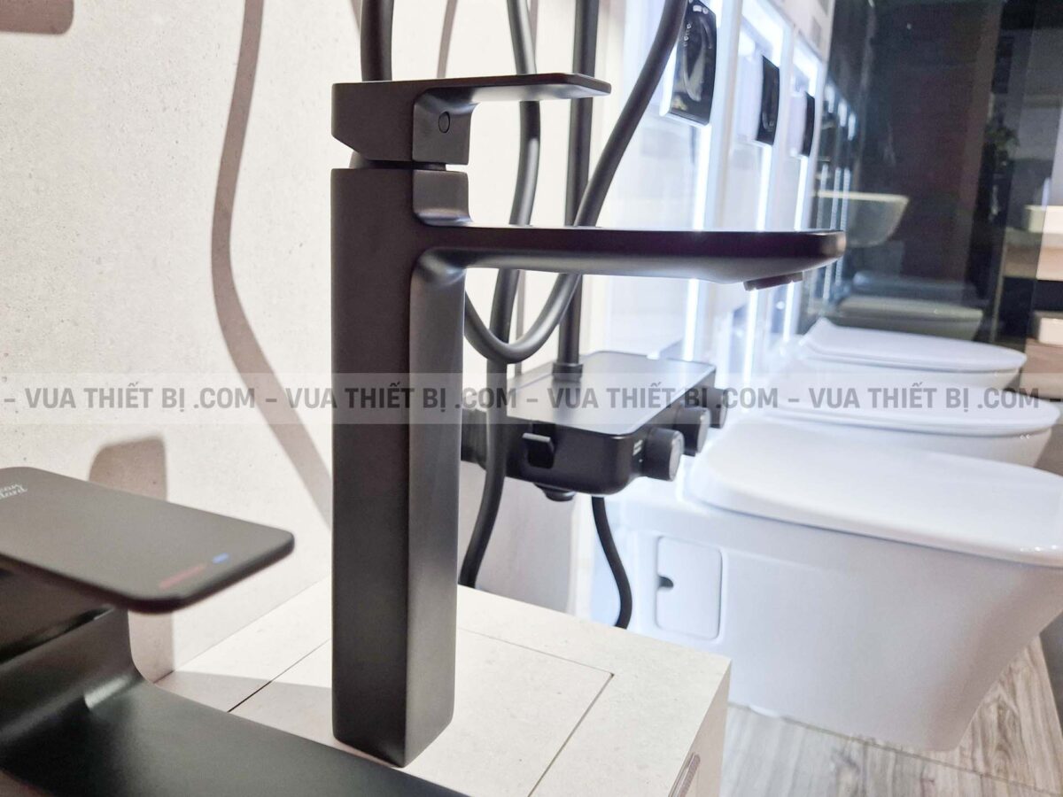 Vòi lavabo AMERICAN STANDARD WF-1302MB cổ cao nóng lạnh - Ảnh 8