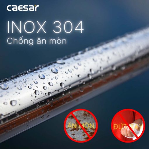 Thanh vin Caesar GB131V inox 3