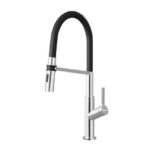 Vòi rửa bát KONOX TEMA Chrome nóng lạnh cổ mềm (1)